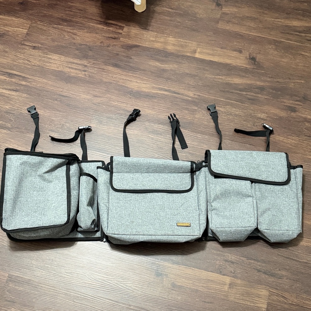 Gray Car Storage Bag